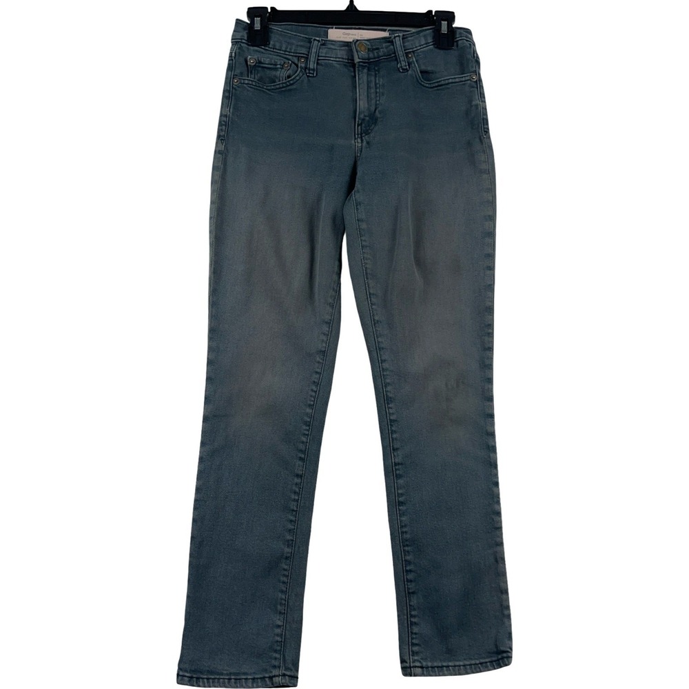 Gap Jeans Womens 24 Blue Best Girlfriend Mid Rise Stretch Denim